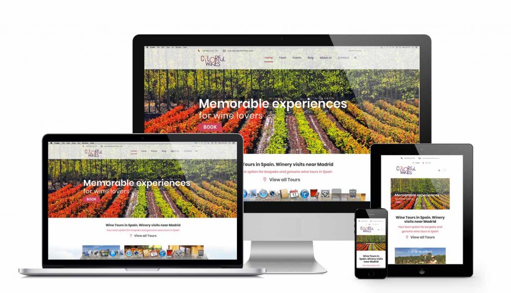 Colorfulwines.com Responsive